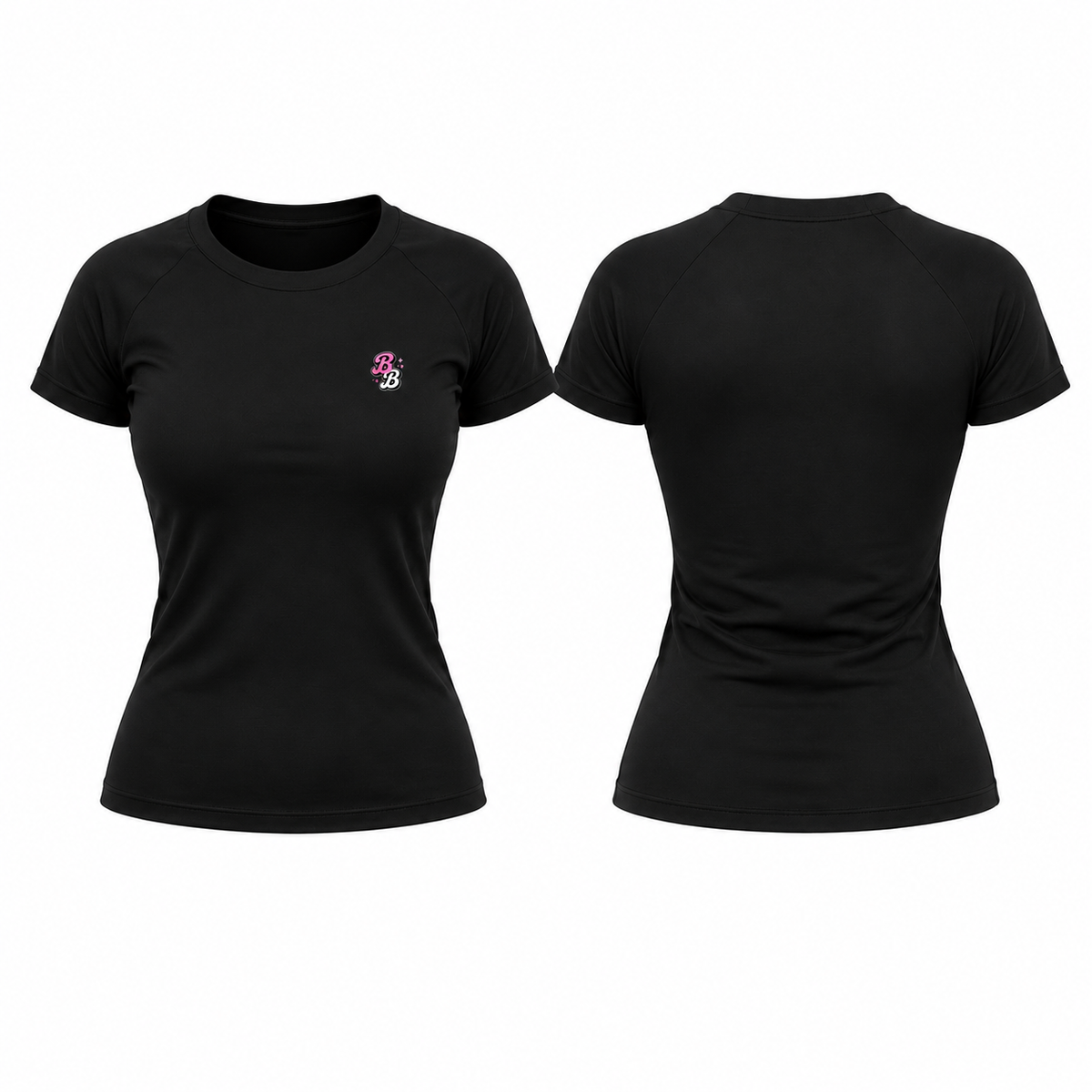 Black Athleisure Shorts Set