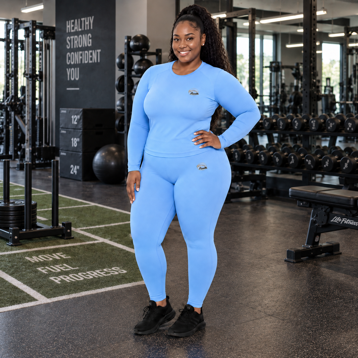 Blue Athleisure Set