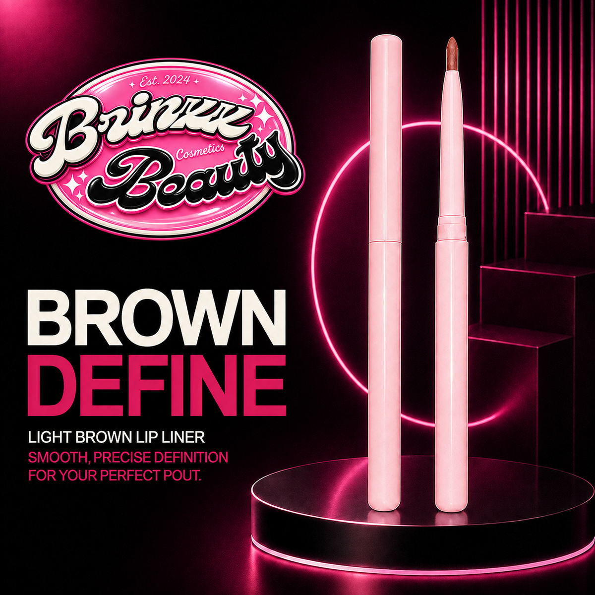 Light brown lip liner
